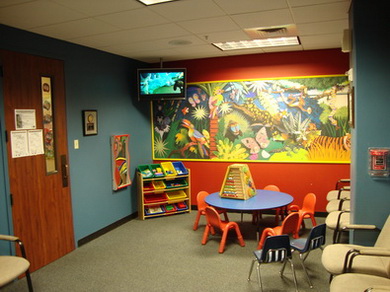 Photo of children's play area for pediatric dentists - Drs. Michael and Clyde Yost in San Antonio, TX