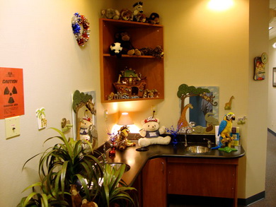 Photo of hygiene area for pediatric dentists - Drs. Michael and Clyde Yost in San Antonio, TX
